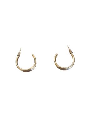 Gold-Tone Triple Hoop Earrings